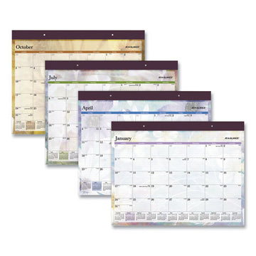 AT-A-GLANCE® Dreams Desk Pad Calendar, Seasonal Artwork, 21.75 X 17, Black Binding, Clear Corners, 12-month (jan-dec): 2022 freeshipping - TVN Wholesale